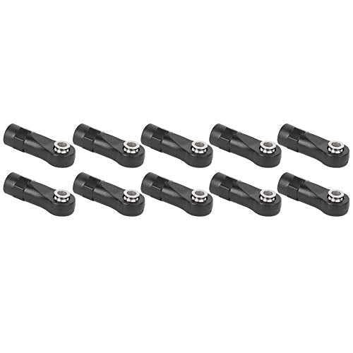 10pcs M4 Link Linkage Rod End Width Balls Joint HEA D Set Fit for Tra xxas T R X - 4 1/10 RC Car