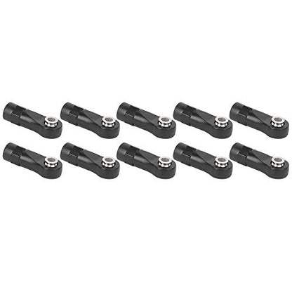10pcs M4 Link Linkage Rod End Width Balls Joint HEA D Set Fit for Tra xxas T R X - 4 1/10 RC Car