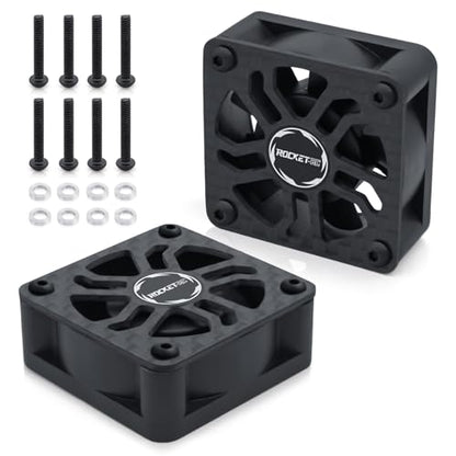 Surpass Hobby 2 Pack 30mm RC Cooling Fans,27000 High RPM RC Car Motor Fan for 1/8 1/10 RC Car Truck Truggy (Without Motor Heatsink) Black - style: 2 Pack 30mm Fan-black