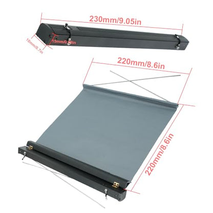 RC Simulation Decoration Accessories Roof Rain Canopy & Roof Luggage Tent Bag Compatible with Traxxas TRX4 Axial SCX10 1/10 RC Crawler