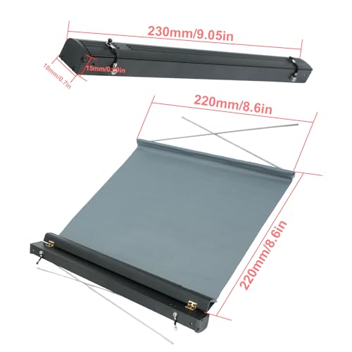 RC Simulation Decoration Accessories Roof Rain Canopy & Roof Luggage Tent Bag Compatible with Traxxas TRX4 Axial SCX10 1/10 RC Crawler