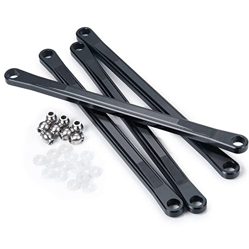 8pcs Aluminum Alloy Chassis Linkage Rod Set Upper & Lower Suspension Links for 1/8 LOSI LMT RC Crawler Car Pull Rod Link Linkage Tie Rod Kit Upgrade Parts Accessories