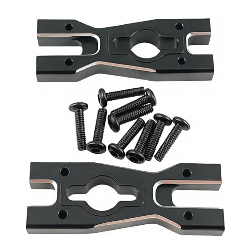 7075 Aluminum Body Mount Cross Bar for Losi 1/18 Mini LMT 4X4 Truck (Black) | Brushed Monster Truck,Upgrade Parts,LOS01026 Compatible,CNC Machined,High Strength,Lightweight,Precision Fit - color: Black