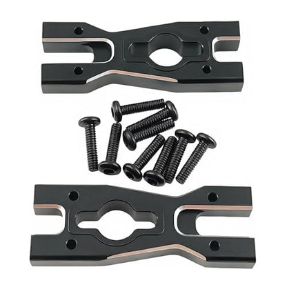 7075 Aluminum Body Mount Cross Bar for Losi 1/18 Mini LMT 4X4 Truck (Black) | Brushed Monster Truck,Upgrade Parts,LOS01026 Compatible,CNC Machined,High Strength,Lightweight,Precision Fit - color: Black