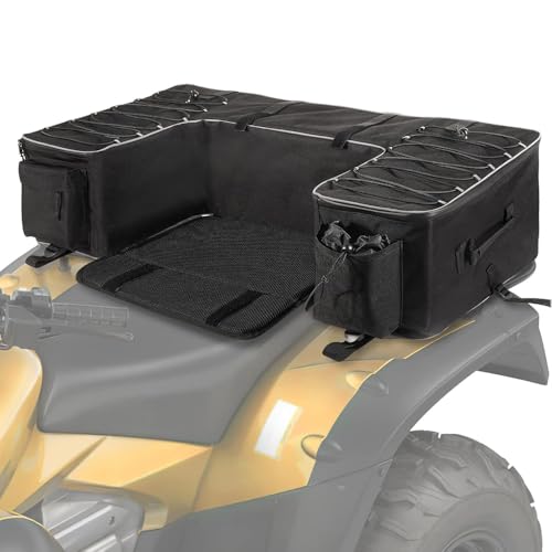 ATV Rear Rack Bag for KTM RC 390 2014-2026, Heavy Duty ATV Rear Rack Storage Bag, ATV Cargo Bag with Large Capacity, Water Resistant Gear Storage for Off Road Travel