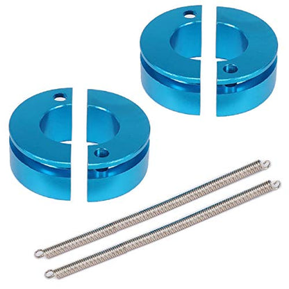 2Set ShareGoo Alloy Aluminum Shoe Clutch with Spring Upgrade Parts Compatible with HSP Axial HPI Traxxas Himoto Wltoys 1/10 Nitro RC On/Off Road Buggy Car Truck,Blue