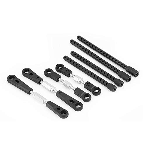 Tbest Steering Linkage Rod, Adjustable Precision Turnbuckle Rod 3.5mm 70mm Plastic for RC Car Enthusiasts Off-Road Racing Hobby Repairs