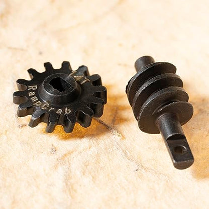 Overdrive Differential Gear Set 14T, 2 Sets, Hardened Steel, 1/24, Upgrade Parts for Axial SCX24 Bronco Deadbolt JLU B-17 Gladiator C10, 1/24 RC Crawler Car - size: 14T-2 Sets