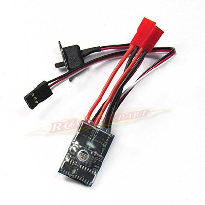 Rc ESC 10a Brushed Motor Speed Controller for Rc Car Boat W/o Brake - size: 1 Pcs