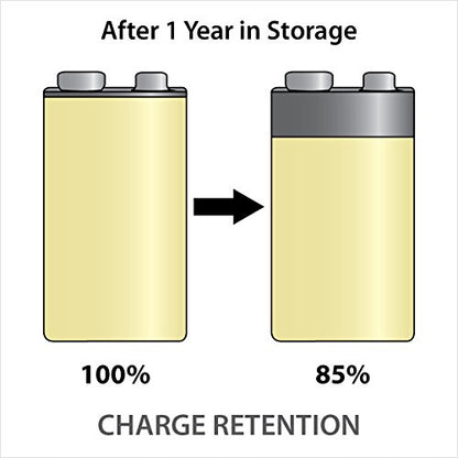 Powerex Precharged 8.4V Rechargeable Low Self Discharge NiMH Battery (MHR84VP) - size: 1 Count (Pack of 1), style: 8.4V