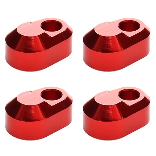 Suspension Pin Retainers for Traxxas X-Maxx XRT 4-Pack Red | Aluminum, CNC machined, Hinge pin holder, for Traxxas X-Maxx 6S 8S and XRT, replacement for 7743, RC suspension repair