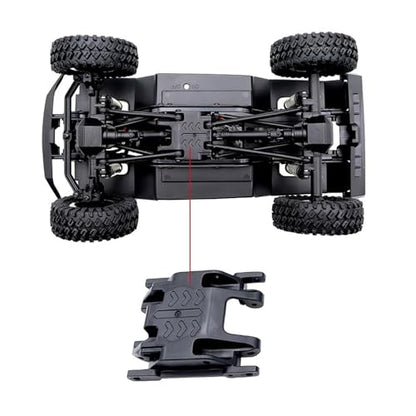 Rc Accessories for TRX4M for Bronco for Defender for JJRC C8809 C8801 1/18 2-Speed Gearbox Assembly Transmission Motor Set with Servo RC Crawler