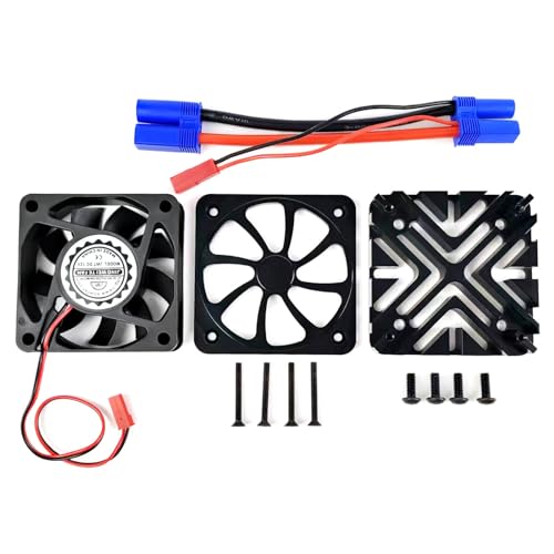Aluminum RC Motor Heatsink Cooling Fan | Upgrade Parts, For 1/5 Arr-ma Kraton 8S, RC Car Truck Buggy