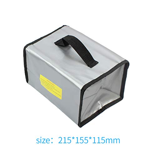 Fireproof RC LiPo Battery Portable Explosion-Proof Safety Bag Safe Guard Charge Sack (215x155x115mm)