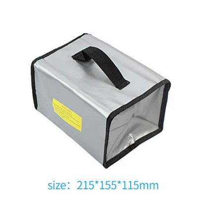 Fireproof RC LiPo Battery Portable Explosion-Proof Safety Bag Safe Guard Charge Sack (215x155x115mm)