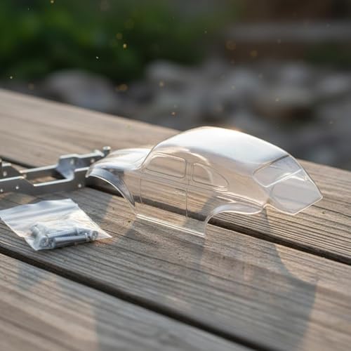 Amagogo Vehicle Replacement Cover Rc Car Body Shell Truck Accessory Polycarbonate Transparent Unpainted Custom Paint Trim Suitable for hobbyists Scale Truck