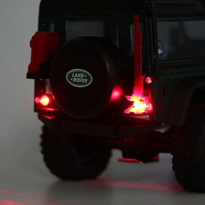 INJORA LED Lights Headlights & Taillights Kit for 1/18 TRX4M (White & Red)