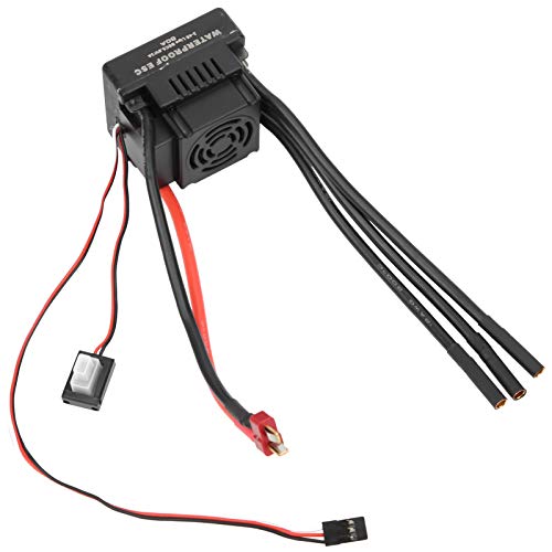 VGEBY Brushless ESC, 120A High-Current RC Speed Controller for 1/8 Scale Off-Road Racing, Electronic Speed Controller for Hobby Modeling Enthusiasts and RC Car Racing