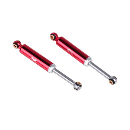 KYX Racing Aluminum Suspension Shock Absorber Inner Spring Shock 52mm Upgrades Parts Accessories for 1/24 RC Crawler Car Axial AX24 (4pcs), Red