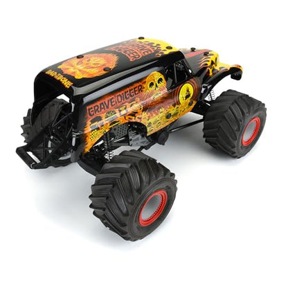 Pro-Line Racing 1/10 Grave Digger Fire Red Painted Body Set LMT PRO359312 Car/Truck Bodies Wings & Decals