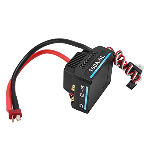 RC Brushless ESC 150A, Brushless ESC for 1/8 RC Truck, BCE Output 5A 5.8V, High Performance ESC with Multiple Protections, Compatible with Sensorless Brushless