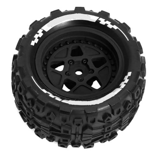 for 1/18 Scale Tires for ARR-MA GROM: Monster Truck, Mini Granite(White) - color: White