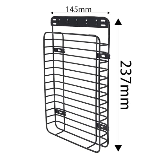 ShareGoo RC 1/10 Metal Roof Rack Luggage with 40Led Roof Light Bar Compatible with Traxxas TRX4 Axial SCX10 90046 Tamiya CC01 D90 Wrangler 1/10 RC Crawler Car