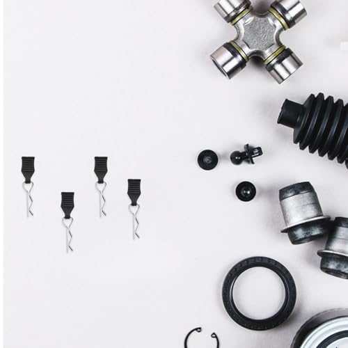 20pcs Universal Rc Car Body Clips with Pull Tabs Bent R-Type Fasteners for Rc Car and Truck Shells Vehicle Spare Parts