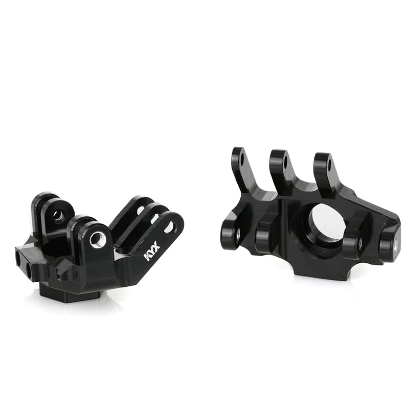 KYX Racing Aluminum Alloy AR14B Front Axle Steering Knuckle Upgrades Parts Accessories for 1/10 RC Crawler Car Axial RBX10 RYFT