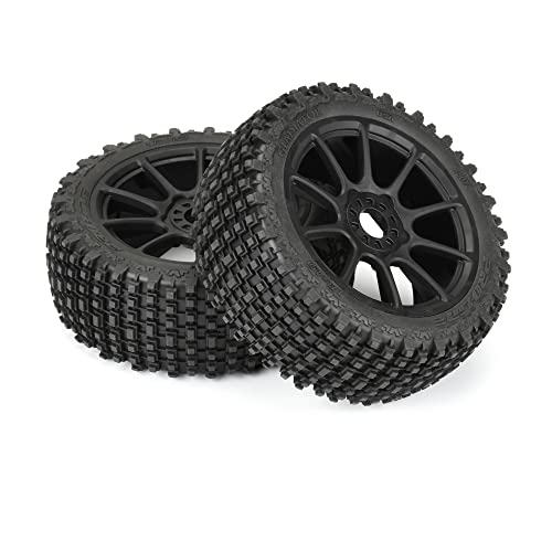 Pro-Line Racing 1/8 Gladiator M2 Fr/Rr BgyTire MTD Blk Mach 10 2 PRO907421 RC Tire