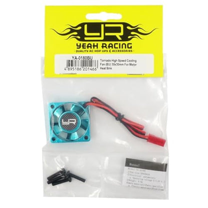 Yeah Racing Tornado High Speed Cooling Fan Blue 30x30mm For Motor Heat Sink #YA-0180BU