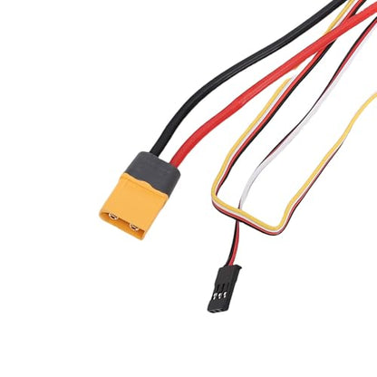 RiToEasysports Brushless Motor and Esc Combo, 1/10 RC Car Brushless ESC Motor Set Replacement for Axial SCX10 RC Crawler Car Upgrades Parts 1850KV 80A