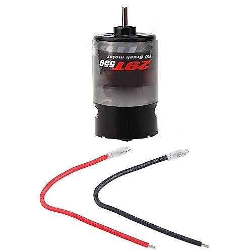 550 Brushed Motor High Performance RC Car Boat Motor with Ball Bearing Low Noise Design 12T 21T 29T 35T Options Metal Black 36mm Diameter (29T) - size: 29T