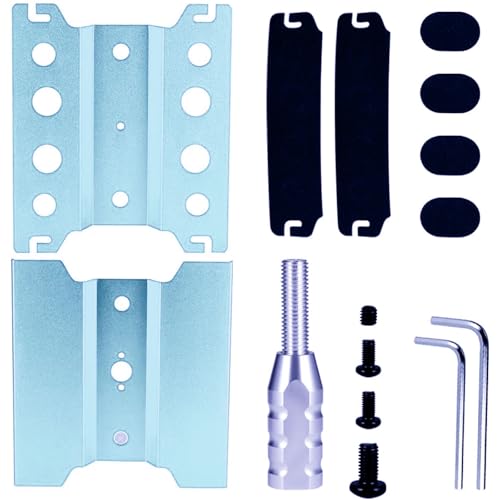 RC Car Repair Work Stand Lift Lower Adjustable Workstation Aluminum 360 Degree Rotation for 1/8 1/10 1/12 RC Car Traxxas Slash TRX4 Arrma Axial SCX10 Losi Redcat Wltoys RC Crawler Monster Truck Buggy - color: Lift Lower Grey