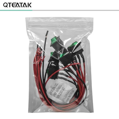 5 Pack Pre-Wired KCD1 On/Off Green LED Boat Rocker Switch | 3-Pin 2-Position Snap In, AC 250V/6A 125V/10A - color: Green, size: AC 250V/6A 125V/10A - Pre-Wired