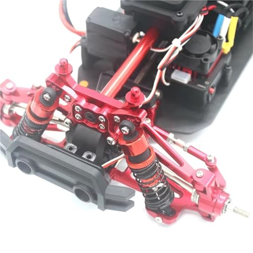 RC Cars Crawler Parts Compatible with MJX 14210 14209 4WD 1/14 Remote Control Car Metal Upgrade Parts Shell Column(Red) - color: Red
