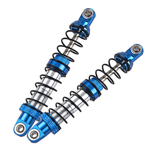 4Pcs ShareGoo Adjustable Metal Shock Absorber 70/80/90/100/110/120mm Damper Compatible with Traxxas TRX4 TRX6 G63 Axial SCX10 D90 90046 AXI03007 1/10 RC Rock Crawler (80mm Hole Distance) - size: 80mm Hole Distance
