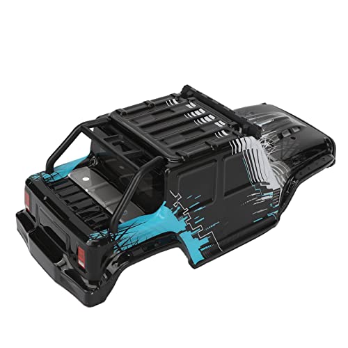 SCYe Body SCY 16103PRO 1/16 Careshell Car Body Cover, Compatible with SCY 16103PRO 1/16 Car, PVCPAl, Car Body, Black Color, Accurate Size 1/18 Body (Blue) - color: Blue