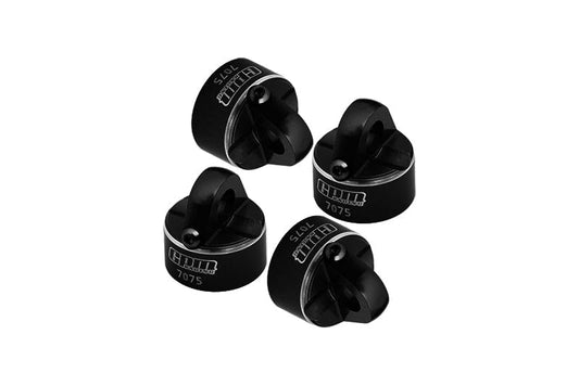 Aluminum 7075 Alloy Shock Cap for Tekno 1:10 MT410 2.0 Pro Monster Truck / EB410 Electric Buggy / SCT410 Short Course Truck Upgrade Parts - Black