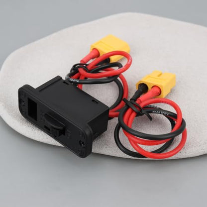 Inline Power Switch 18AWG Cable Compatible with XT60 for RC Airplane Car Boat Main Power 1 Pack