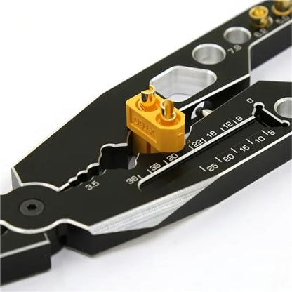 RC Car Repair Kit Rc Car Assembly All-Metal Multi-Function Shock-Absorbing Pliers Ball Nose Suspension Lever Tool Upgrade Parts Repair Accessories - color: Black Silver