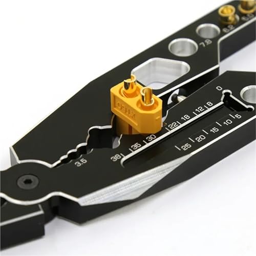 RC Car Repair Kit Rc Car Assembly All-Metal Multi-Function Shock-Absorbing Pliers Ball Nose Suspension Lever Tool Upgrade Parts Repair Accessories - color: Black Yellow