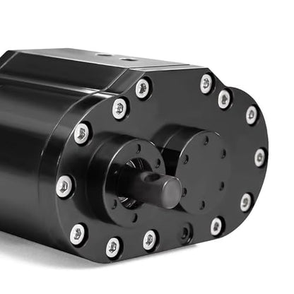 Yiju Transfer Case Gearbox RC Transmission Box Aluminum Alloy Construction Professional Double Speed RC Crawler Gear Set Suitable for Rock Crawling, Black - color: Black