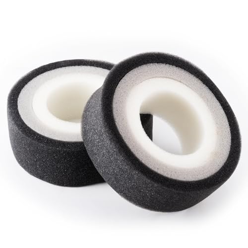 SWX 4PCS 1.9 Inch Dual Stage TPE Foam Inserts for 1/10 RC Crawler, High-Performance Tire Inserts Compatible with Axial SCX10 90046 & Traxxas TRX4 Upgrade Parts | TPE Foam Inserts, Dual Stage, 1.9 Inch, SCX10, TRX4, 1/10 Crawler, 4Pcs
