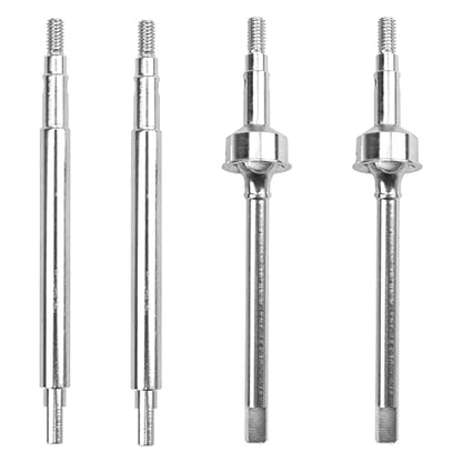 ShareGoo Steel Front Rear Axle Drive Shaft Axle Dogbone CVD Compatible with Traxxas 1/18 TRX4M RC Crawler Car Upgrade Parts (Silver) - color: Silver