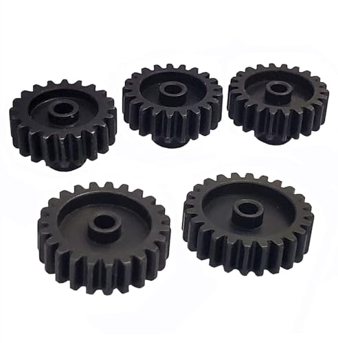 32P Pinion Gear 3.175mm Shaft 20T 21T 22T 23T 24T for RC Motor C | Steel Metal,Sturdy,With Hex Key - style: 20T 21T 22T 23T 24T