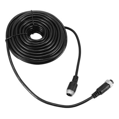 Abaodam Backup Camera Extension Cable Pin Rear View Camera Cord for Easy Setup and High Definition Video Transmission Flexible Wiring for Dash Cam and Car Supplies