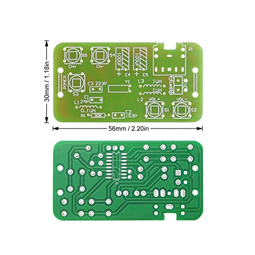 Soldering Practice Kit DIY Stereo Radio Plug-in Circuit Kit Learn Soldering Kit for Beginners - style: DJJ003