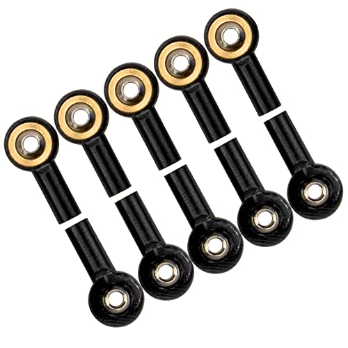 10Pcs ShareGoo M2.5 Tie Rod End Ball Head Holder 2.5mm Thread Ball Joint Link Compatible with Wltoys A959 12428 144001 WPL C14 C24 MN D90 MN99S RC Car
