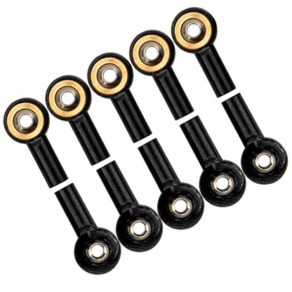 10Pcs ShareGoo M2.5 Tie Rod End Ball Head Holder 2.5mm Thread Ball Joint Link Compatible with Wltoys A959 12428 144001 WPL C14 C24 MN D90 MN99S RC Car